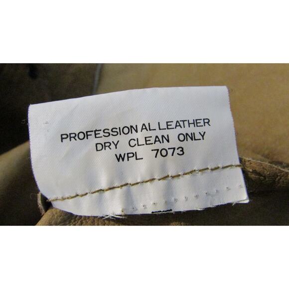 West Bay Leather Womens 2-Pc Suit Set Brown Blazer Jacket M And Skirt Size 8 - Picture 13 of 14